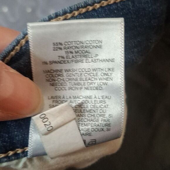 Express Cropped Mid Rise Legging Jeans size 18 - Picture 4 of 8